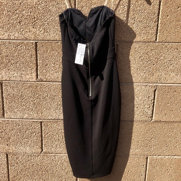 NEW Speechless Strapless Black Dress - Picture 2 of 4